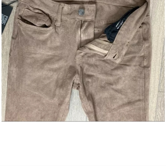 Mid rise Faux suede stretch jeans size 25 - Picture 5 of 13